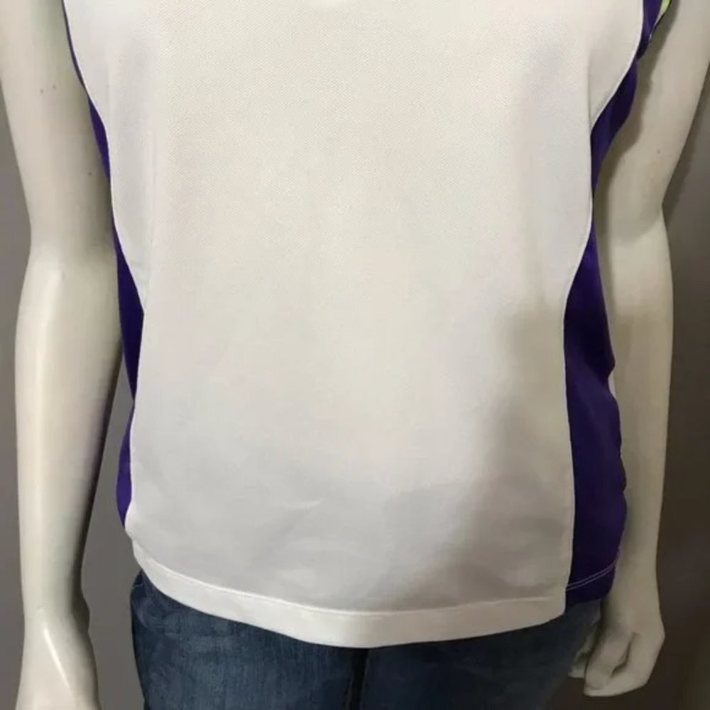 SOLDāāā Sport Womens Golf White Sleeveless Top Sz-Small - Picture 4 of 9